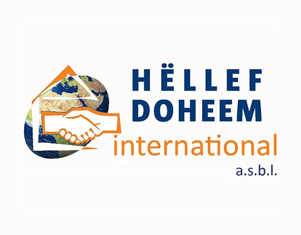 Logo Hëllef Doheem International asbl